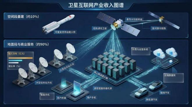 行业观察 卫星互联网产业收入90%竟然在这里？